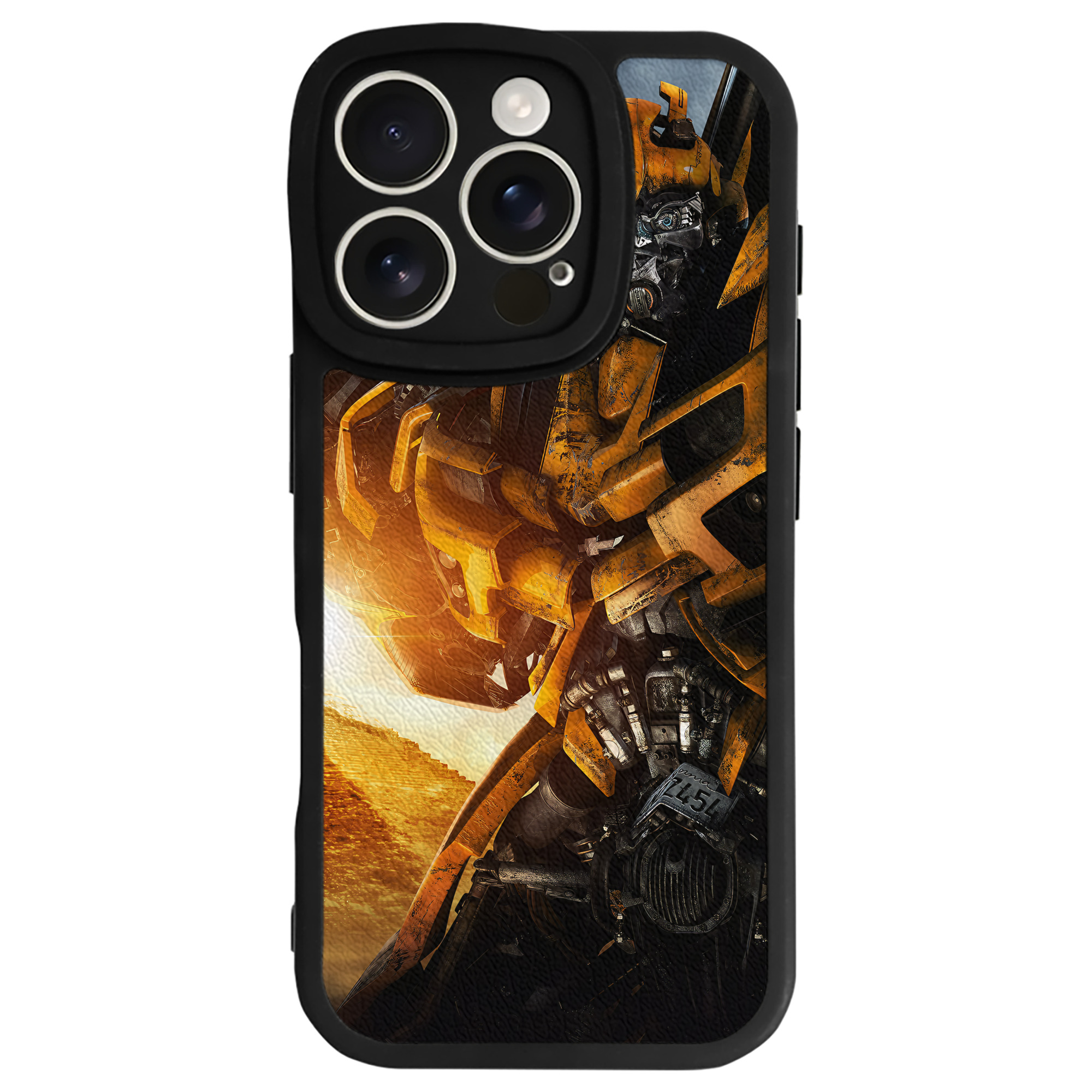 （画像用） Transformers トランスフォーマー 【iPhone 16シリーズ対応】シリコンスマホケース（レザー調） 材質：シリコン